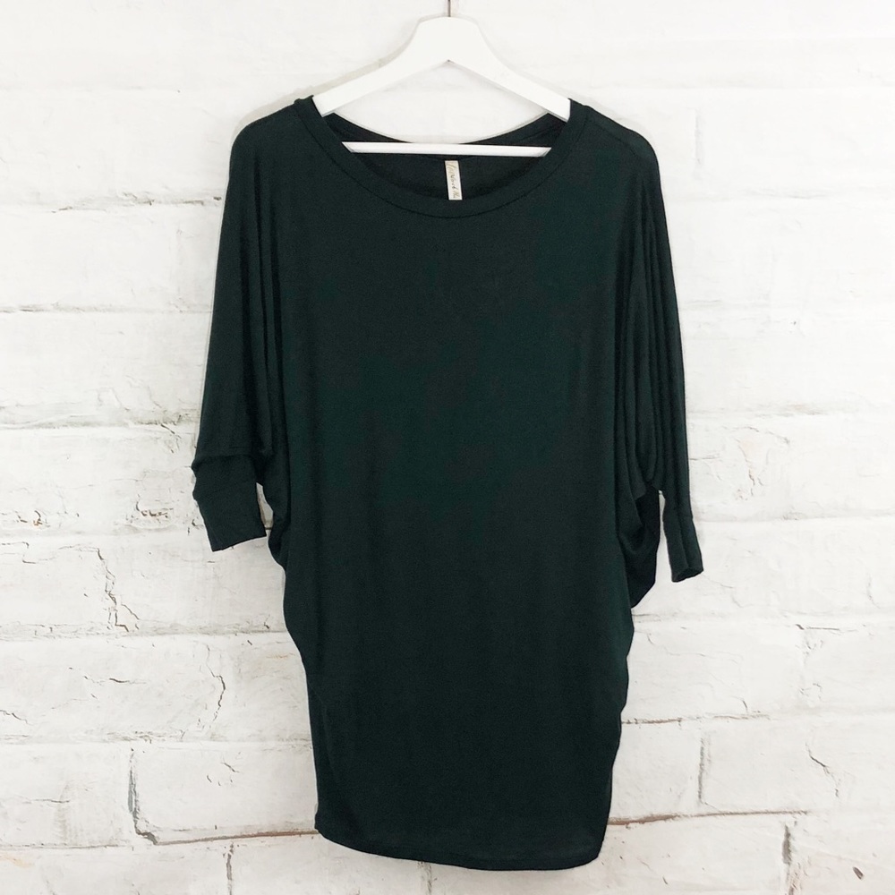 Hunter Green Dolman Top